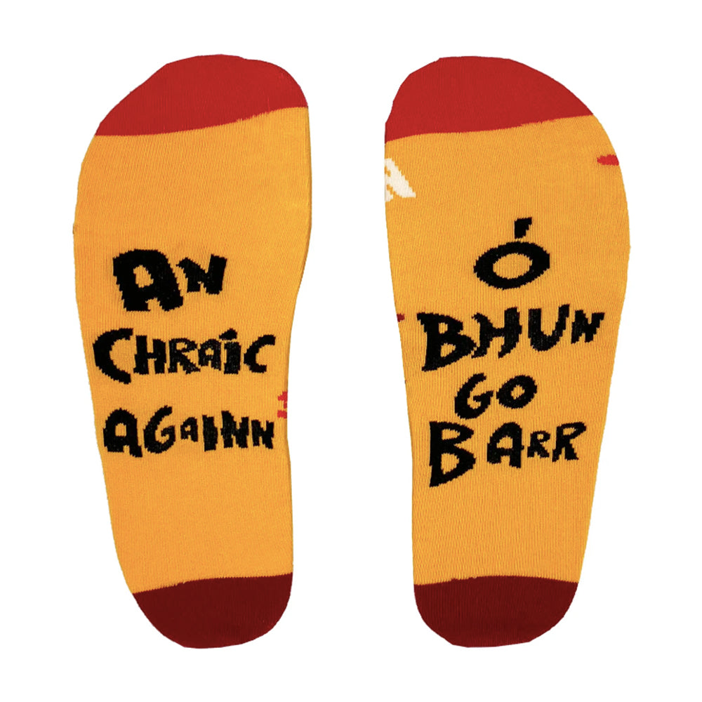 fun colourful 100% cotton irish socks