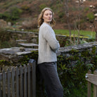 Irish Wool Knit Grey  Alpaca Sweater