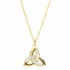 14Kt Gold Trinity Necklace Irish Design