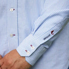 Lee Valley Ireland Oxford collared shirt detail