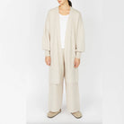 Off white ladies wool cardigan 