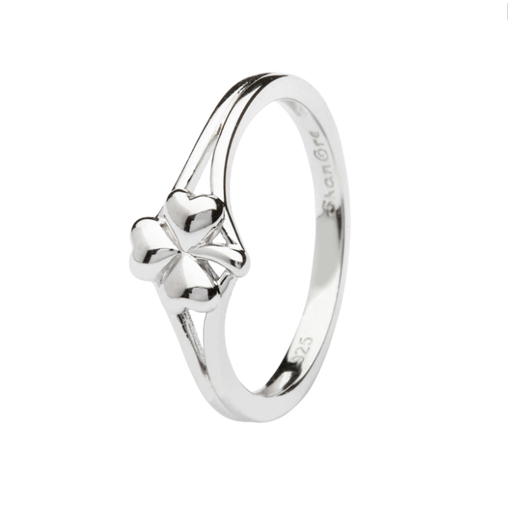 Irish Made Shamrock Sterling Silver Ring Toronto